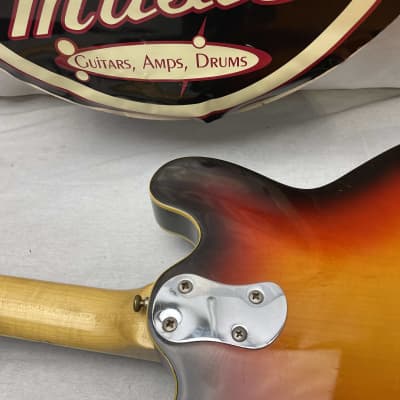 Mosrite Celebrity III 3 Semi-Hollowbody Guitar with Case - Sunburst image 20
