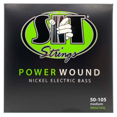 S.I.T Power Wound Nickel Bass Strings; gauges 50-105 image 1