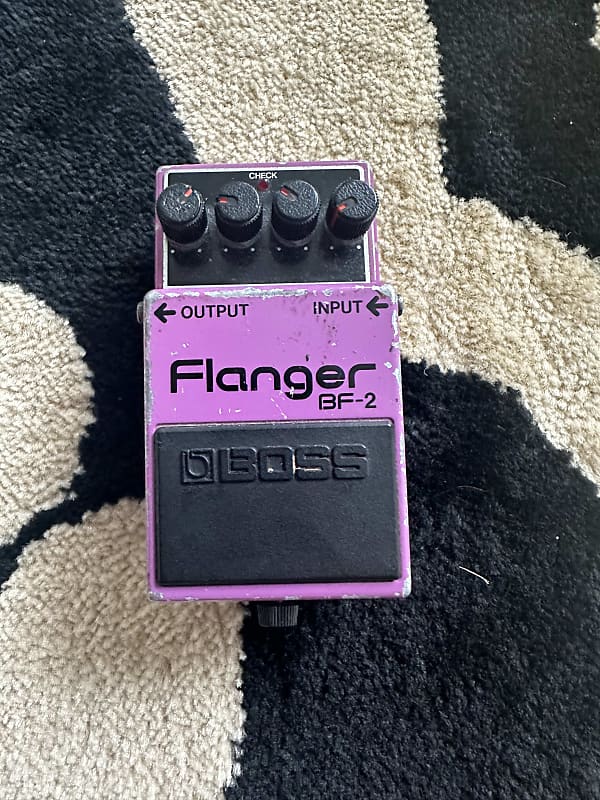 Boss BF-2 Flanger 1980-1984 (Black Label) Made In Japan