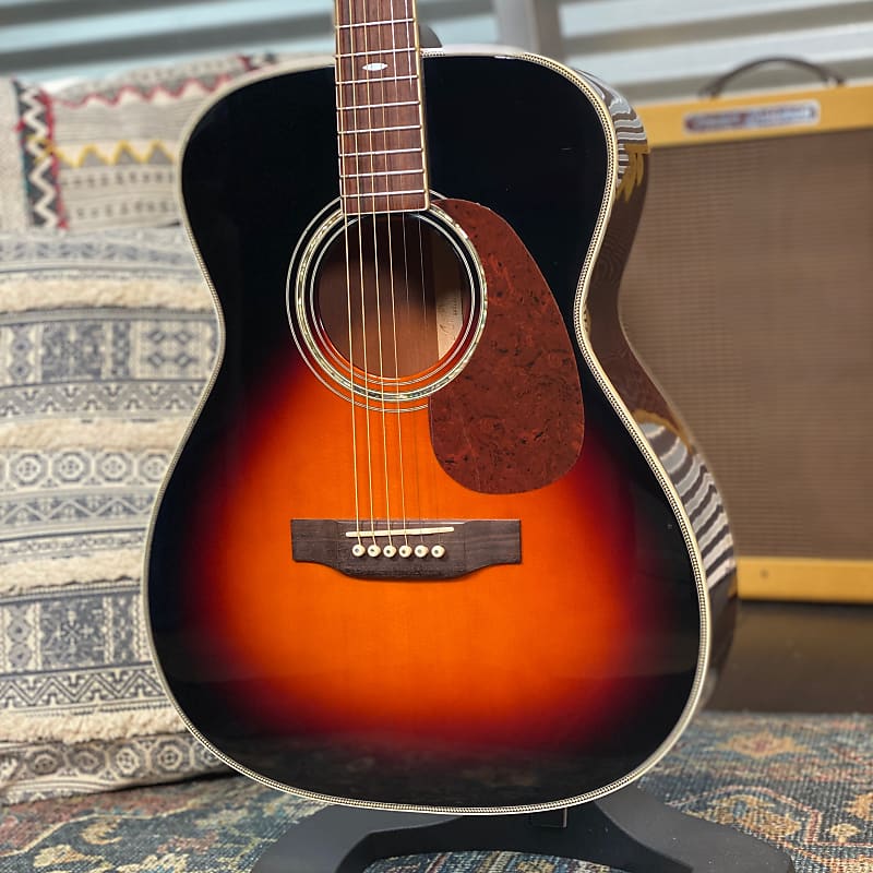 Aria Dreadnought Dreadnought AF-65BS - Made in Japan - Tobacco Sunburst