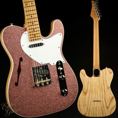 Suhr Eddie's Guitars Exclusive Custom Classic T Roasted - Rose Gold Sparkle image 1