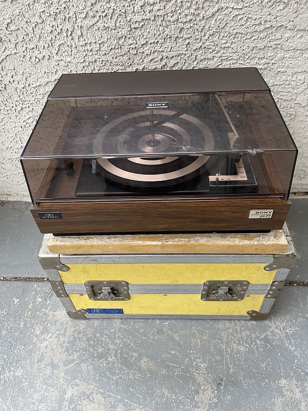 Vintage Sony PS-77 70s Stereo Turntable For Parts Or Repairs  			