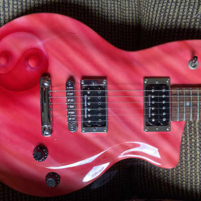 Rare Washburn Custom 'Custom' Shop Factory Gloss Finish/ Red & Pink Hues image 1