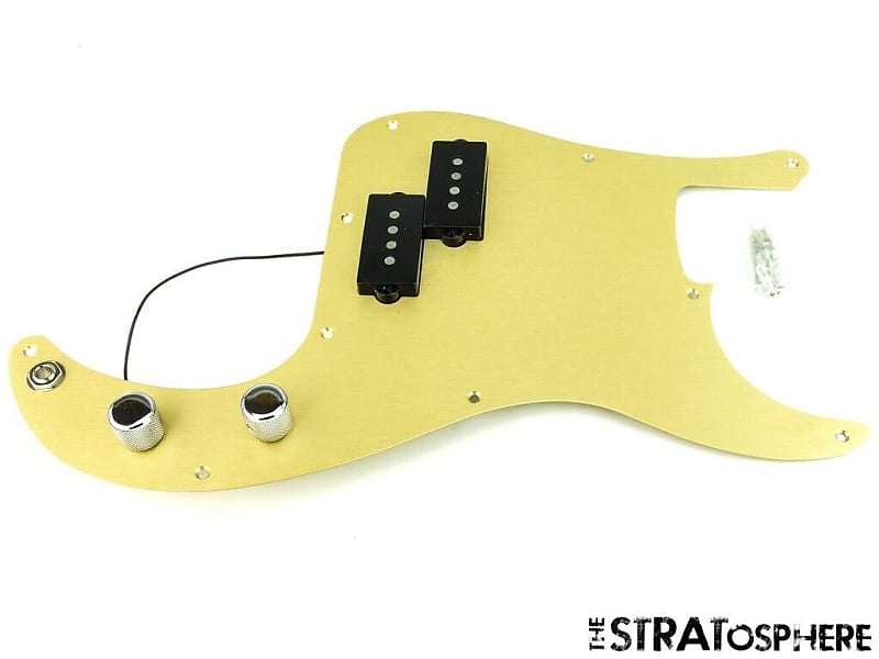 Fender Vintera 50s Ri P Bass Loaded Pickguard Pickups Gold Reverb