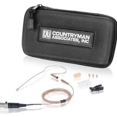 Countryman E6DW6L-SL E6 Directional Earset Mic with TA4F and Mid Gain, 1mm Light Beige image 2