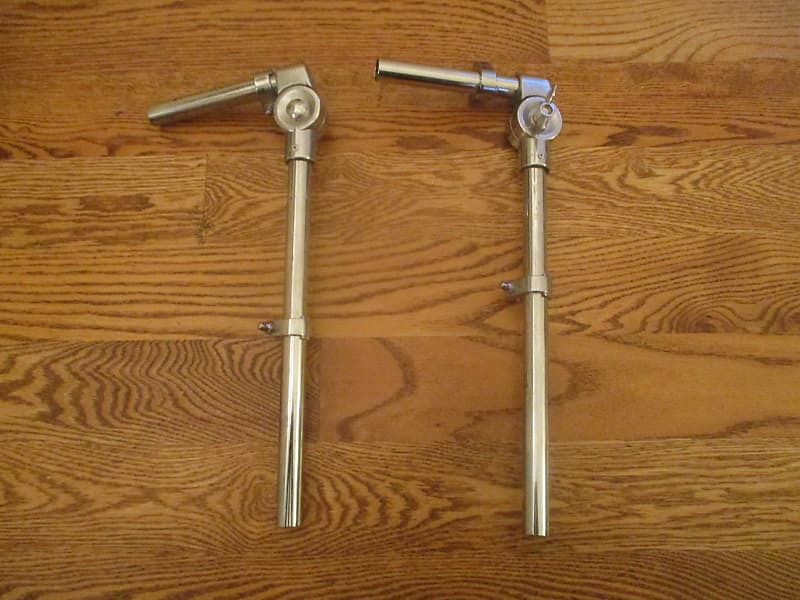 Pacific PDP (2) Matching Uni Lock Tom Mounting Posts/Arms W/Locks - Clean! image 1