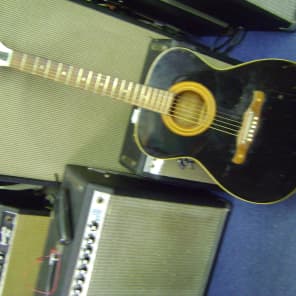 Harmony Sovereign 1971 Black Acoustic Guitar USA image 2