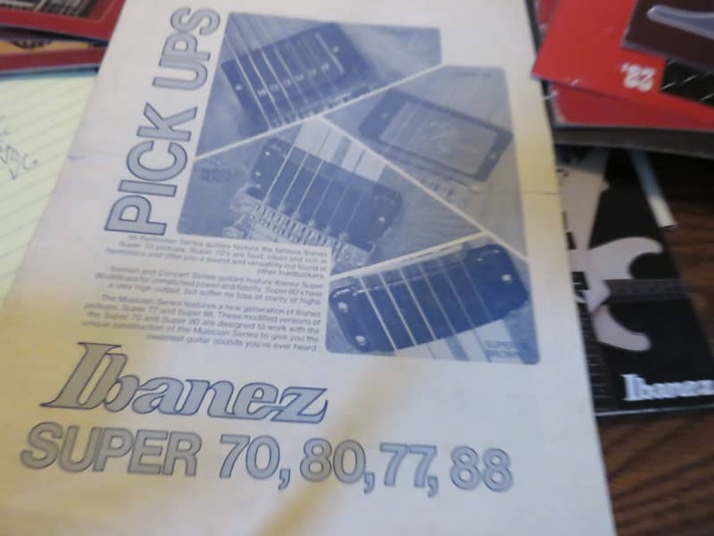 Ibanez Catalog 1978 supplement Reverb