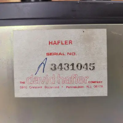 Hafler Model 100 Stereo Preamp   Gray image 8