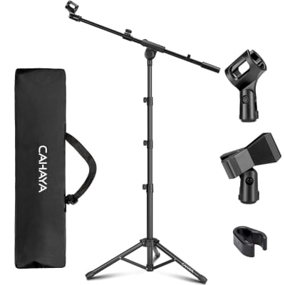 Microphone Stand Clip 90-degree Stage Studio Holder Boom Arm