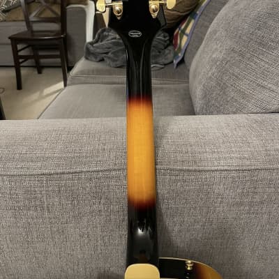 Epiphone Joe Pass Emperor-II Pro 2021 - Vintage Sunburst with hard case image 5
