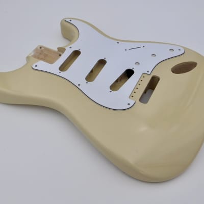 4lbs 4oz BloomDoom Nitro Lacquer Aged Relic Desert Sand S-Style Custom Guitar Body image 1