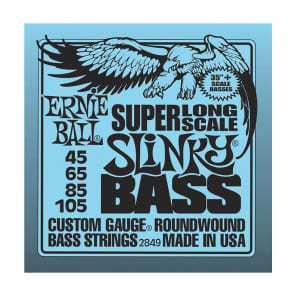 Ernie Ball 2849 Hybrid Slinky Bass Strings Super Long Scale (45-105)