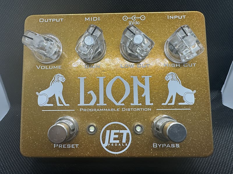 Jet Pedals Lion Programmable Distortion Reverb