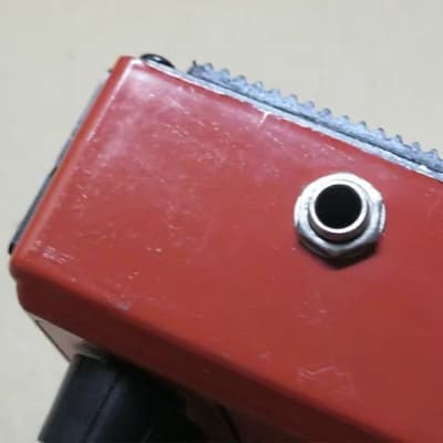 used vintage (1980s) DOD 555-A Distortion (Analog) Performer Series (red casing), + two 9v batteries, strings, extrra foam, and two extra battery CLIPS (NO Box / NO paperwork) image 16
