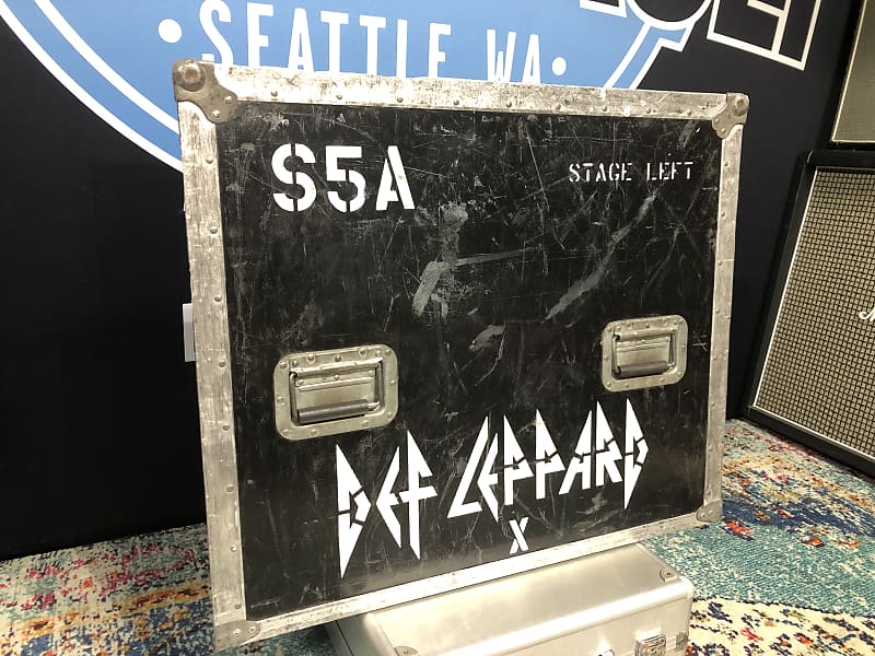 Def Leppard Logo, Tour Used Case Panel Wall Hanging image 1
