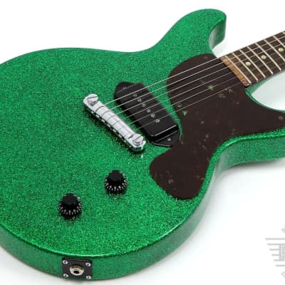 Gibson Les Paul Junior 1958 Marty Bell Sparkle Green Vintage Refin image 1
