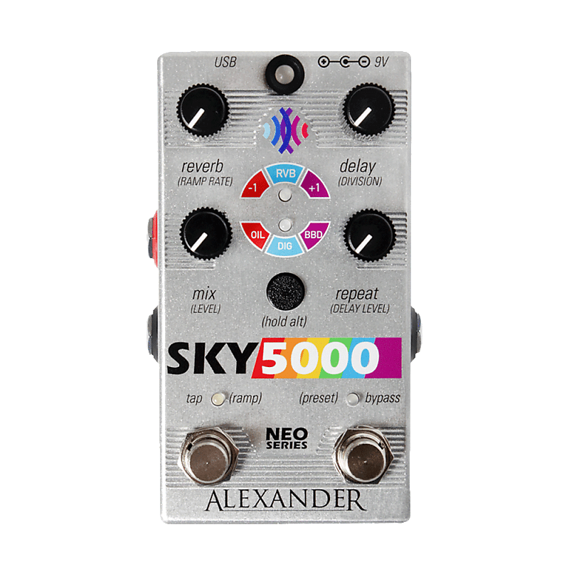 Alexander Pedals Sky 5000- Delay and Reverb image 1