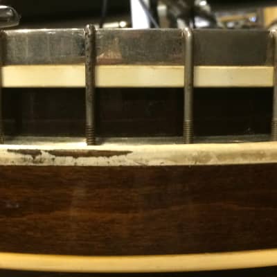 1955 Gibson RB-100 Left-Hand Mod Gloss Sunburst Finish Resonator 5-String Banjo image 3