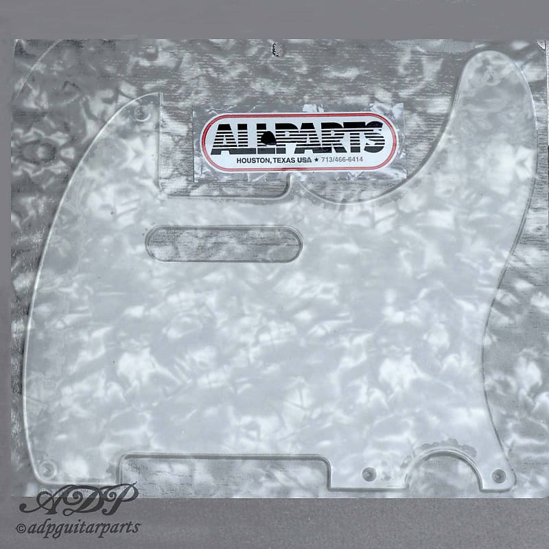 Telecaster USA 1ply 5H Clear Acrylic Telecaster Pickguard image 1