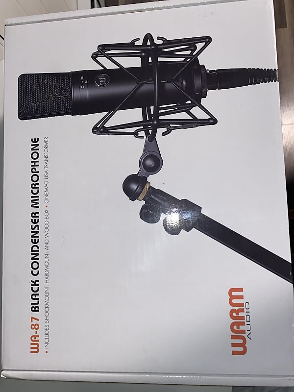 Warm Audio WA-87 Large Diaphragm Multipattern Condenser Microphone 2019 - 2020 Black image 1