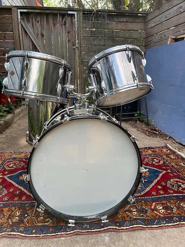 Rubix Drums - ASBA Vintage Stainless Steel Drum Kit 