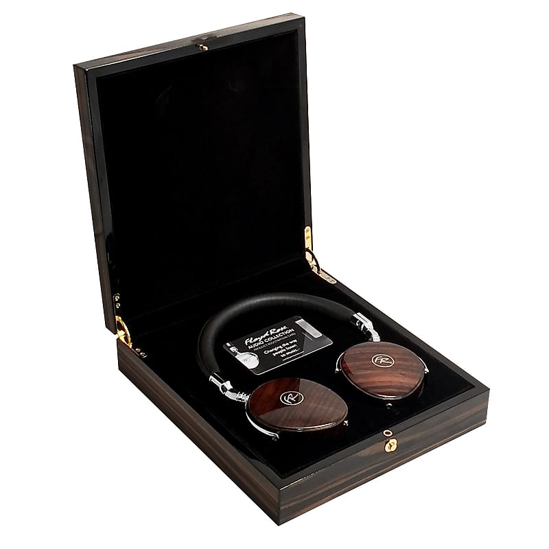 Floyd Rose 木製ヘッドフォン FR-18M Floyd Rose FR-18M Wired Mahogany Wooden Over Ear Headphones