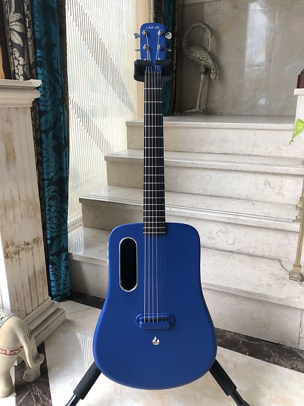 LAVA ME 2 AirSonic carbon fiber acoustic electric Guitar Blue (without freeboost) image 1