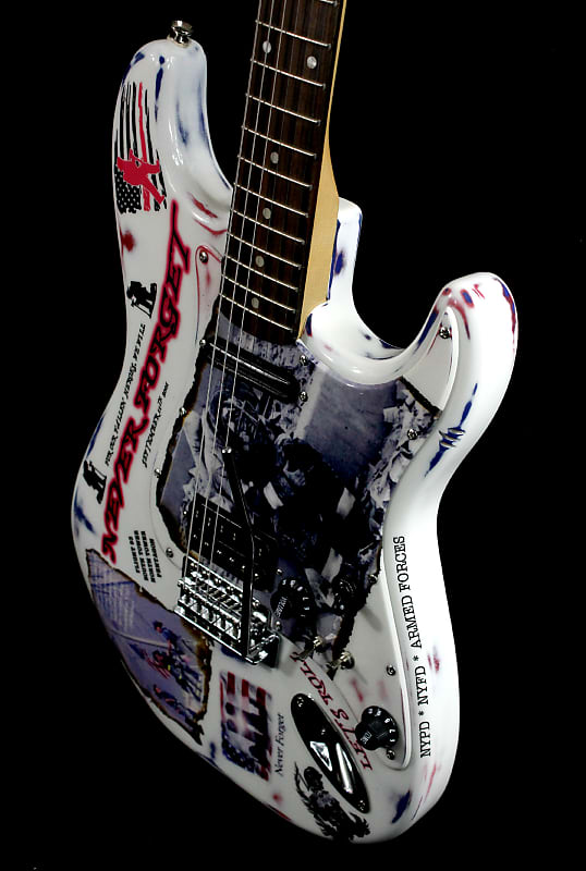 Custom Painted and Upgraded Fender Squier Aged and Worn With