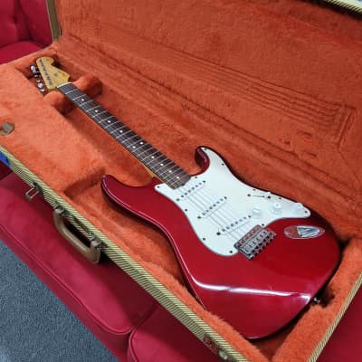 Fender U.S. Vintage '62 Stratocaster Reissue with Case 1994 - Candy Apple Red for sale