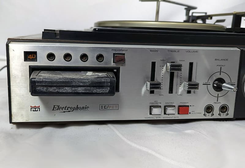 Morse Electrophonic AM FM Multiplex Stereo Receiver 8 Track