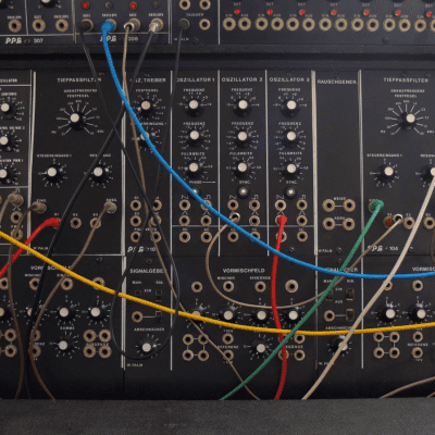 PPG Wolfgang Palm Modular Synthesizer SUPER RARE 1975 Black image 5