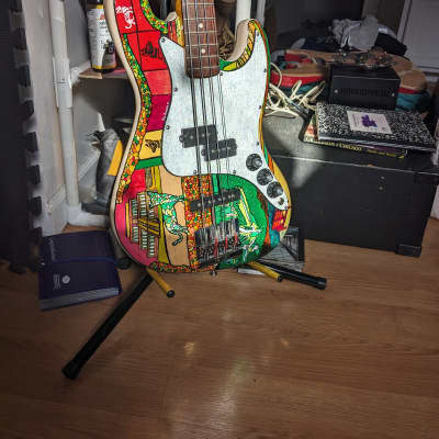 Fender Short Scale Jazz Bass - Custom Paint Job image 7
