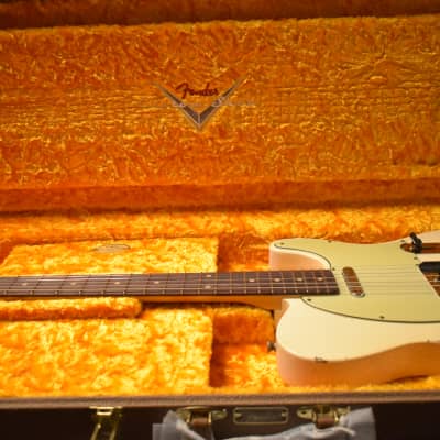 Fender Custom Shop '61 Telecaster Relic - Aged Olympic White | Reverb