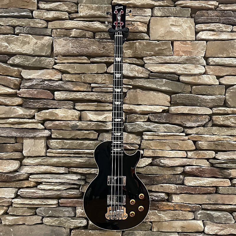 1992 Gibson Les Paul Bass beautiful bass autographed by Les