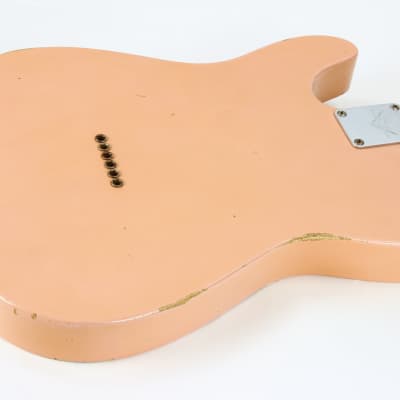 2011 Fender DALE WILSON Custom Shop Masterbuilt 60's Telecaster Thinline Relic - Shell Pink, Abby Ybarra Pups! image 23