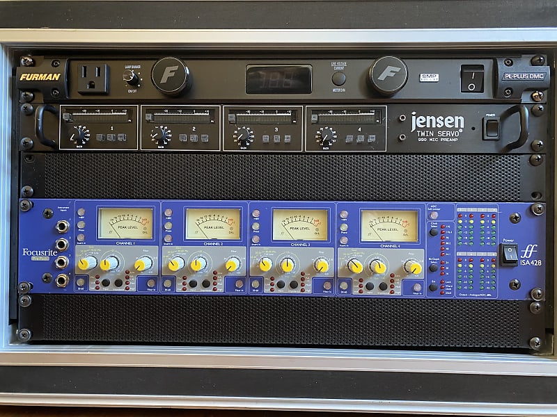 John Hardy Jensen Twin Servo 990 Quad Mic Preamp Reverb