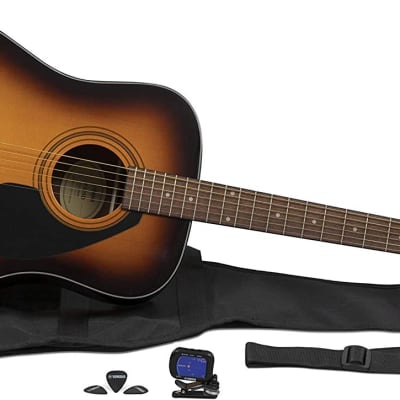 Yamaha GigMaker Standard Acoustic Guitar w/ Gig Bag, Tuner, Strap and Picks - Sunburst image 1
