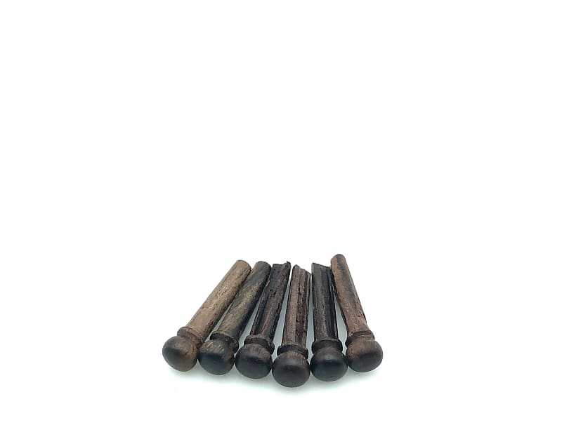 Rosewood Acoustic Bridge Pins Set Reverb