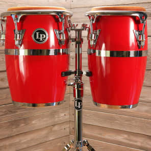 Latin Percussion LP-JRX-DW Junior Wood Conga Set w/ Comfort