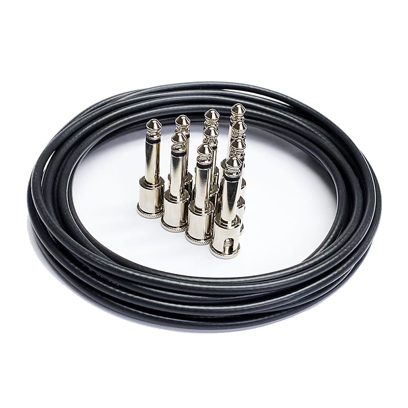 George L's Pedalboard Effects Cable Kit 10' .155- Black image 1