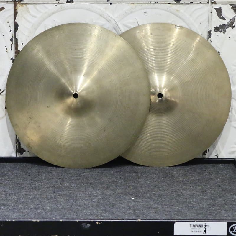 Used Zildjian Avedis New Beat Hi-Hat Cymbals 14in (844/1278g) image 1