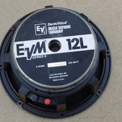 Electro-Voice EVM 12L Series II - 12 Inch Speaker - 8 Ohms - 200 Watts