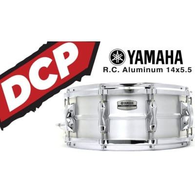 Yamaha Recording Custom Aluminum Snare Drum 14x5.5 image 2