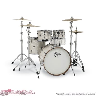 Gretsch Renown 4 Piece Drum Set Shell Pack (22/10/12/16) Vintage Pearl image 1
