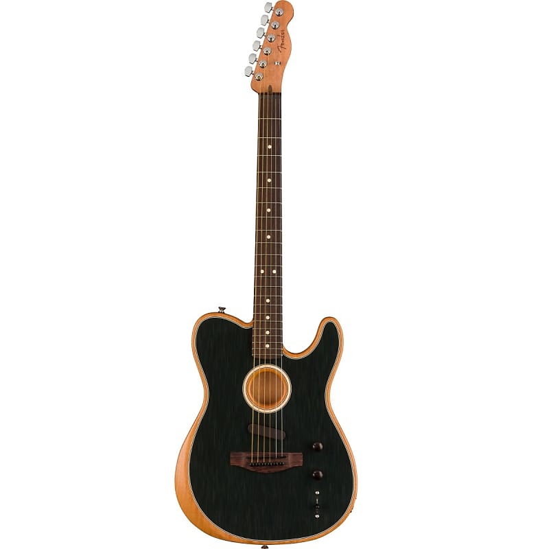 Fender Acoustasonic® Player Telecaster® 2022 Brushed Black image 1