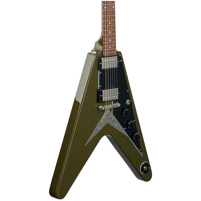 Epiphone Limited Run Firebird Olive Drab Green | Reverb