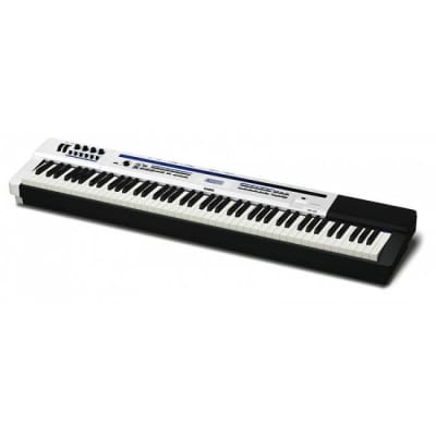 CASIO PX-5SWE Privia AiR Stagepiano inkl. Pedal und Netzteil - schwarz