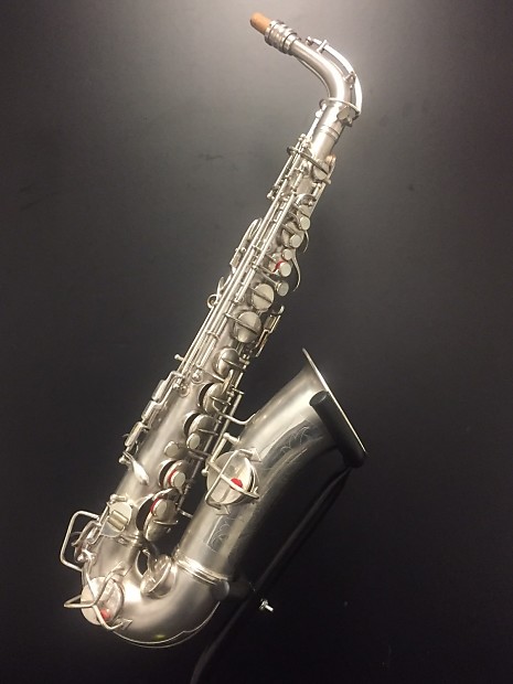 Vintage 1928 Conn New Wonder II 1928 Silver Plated Alto Saxophone with Original Case