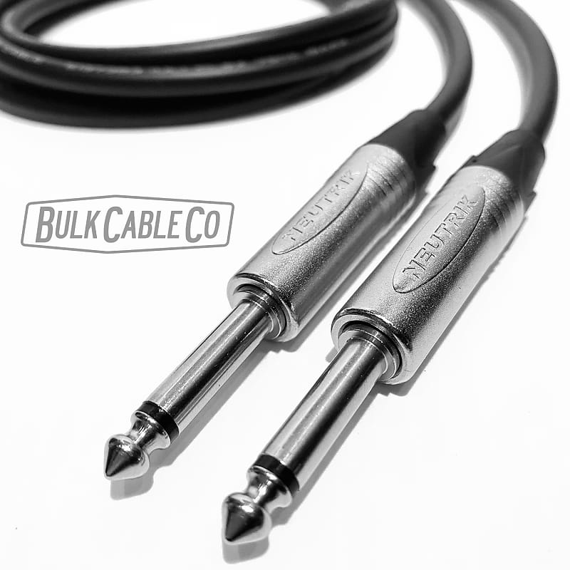 15 FT Mogami 3082 Speaker Cable Amp To Cab Neutrik Reverb